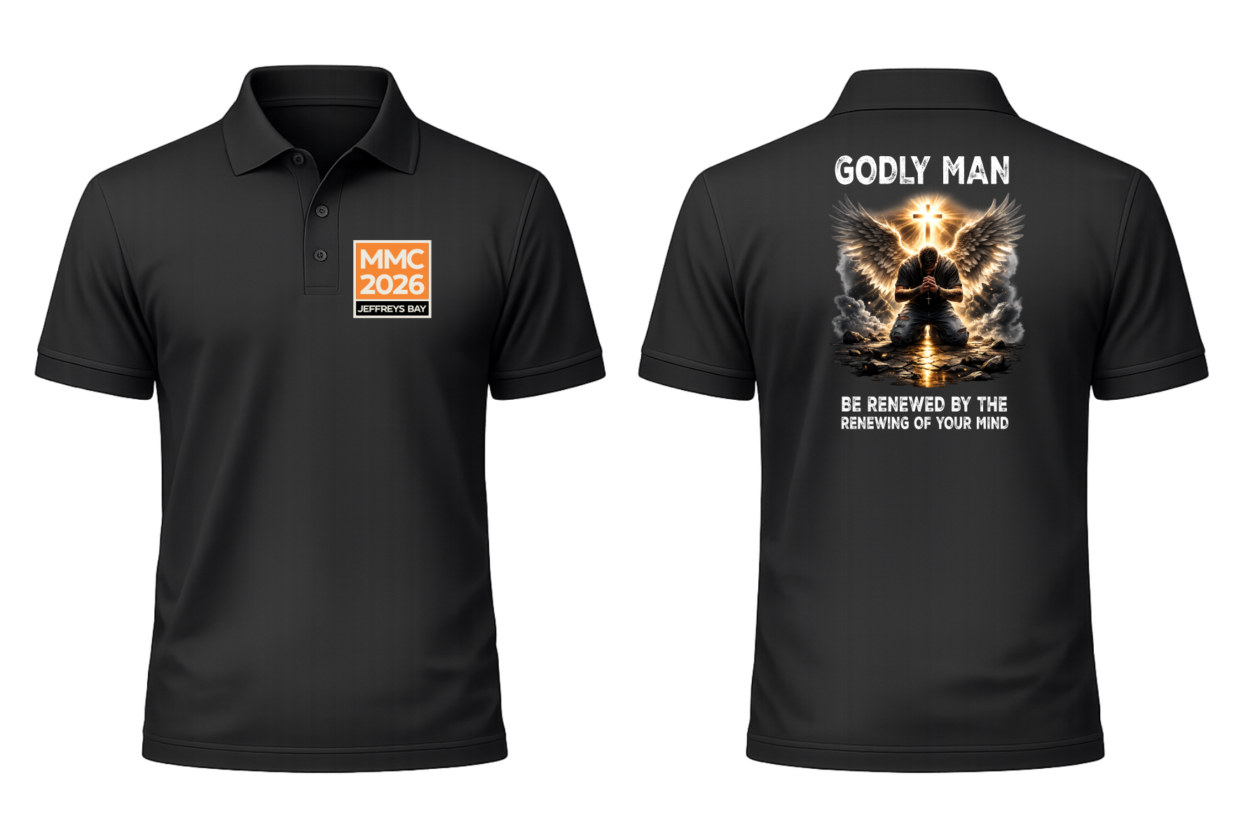 Golf Shirt Godly Man