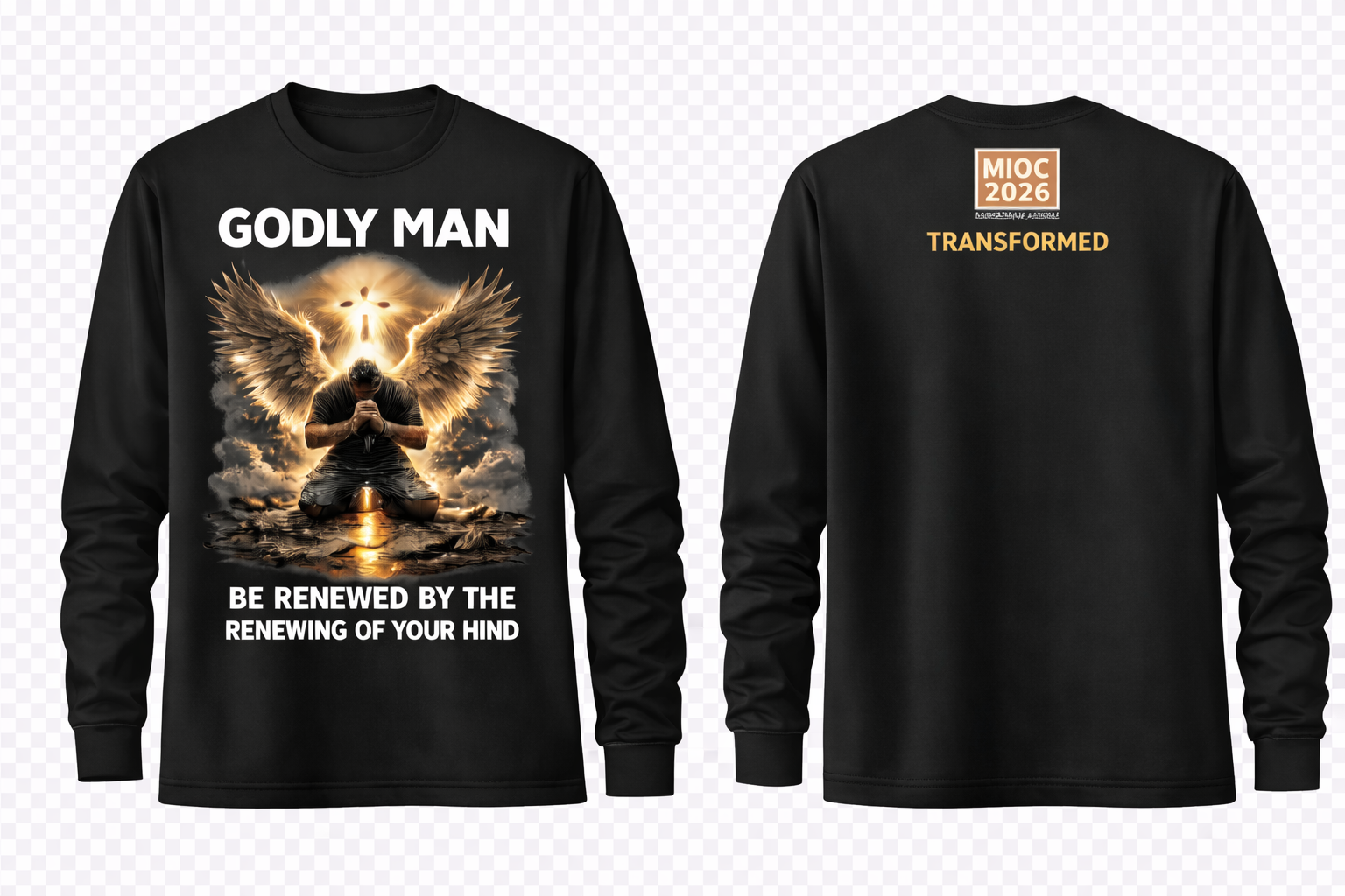 Long Sleeve Shirt Godly man