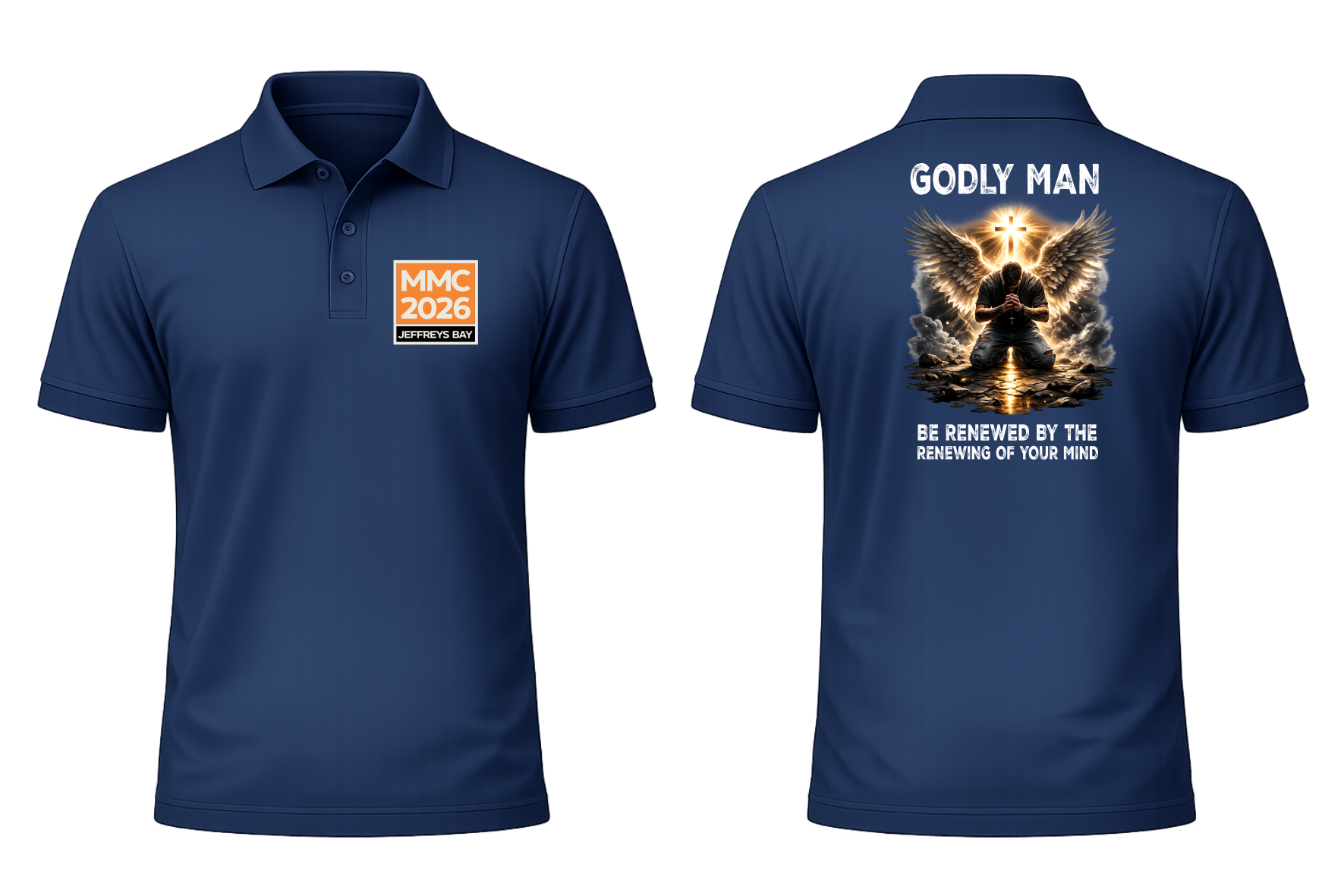 Golf Shirt Godly Man