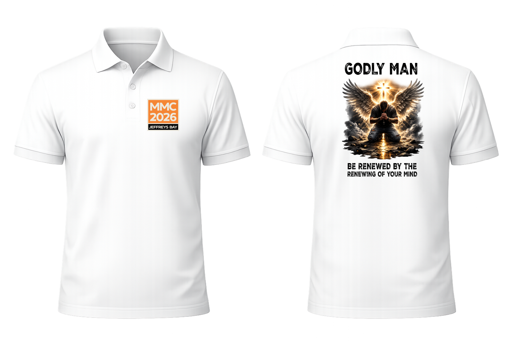Golf Shirt Godly Man